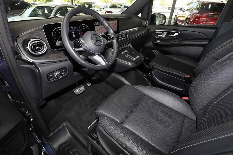 Mercedes-Benz V 300 d/AMG/4-MATIC/LONG/AVANTGARDE/BURM/360/NIGHT/, снимка 6 - Автомобили и джипове - 52875505