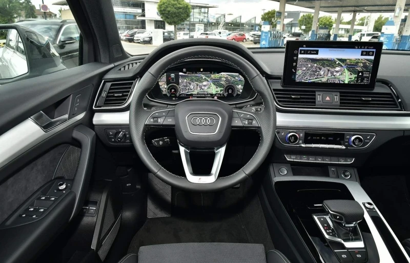 Audi Q5 55 TFSIe Quattro = S-line= Black Optic Гаранция, снимка 4 - Автомобили и джипове - 47393596