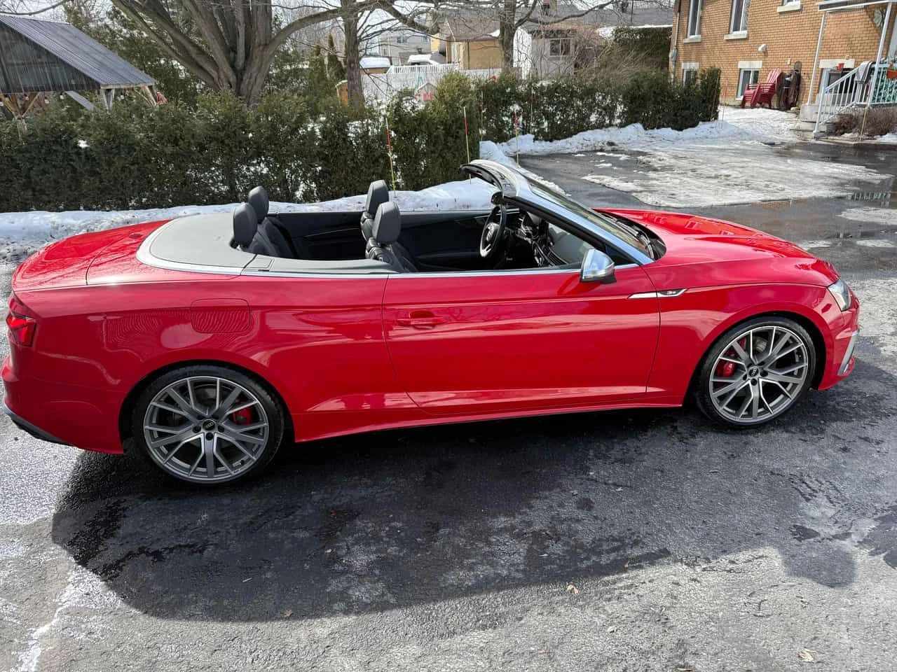 Audi Cabriolet * Progressiv * КАБРИО* 2 КЛЮЧА* ПОДГРЕВ* KEYLESS* , снимка 3 - Автомобили и джипове - 53896699