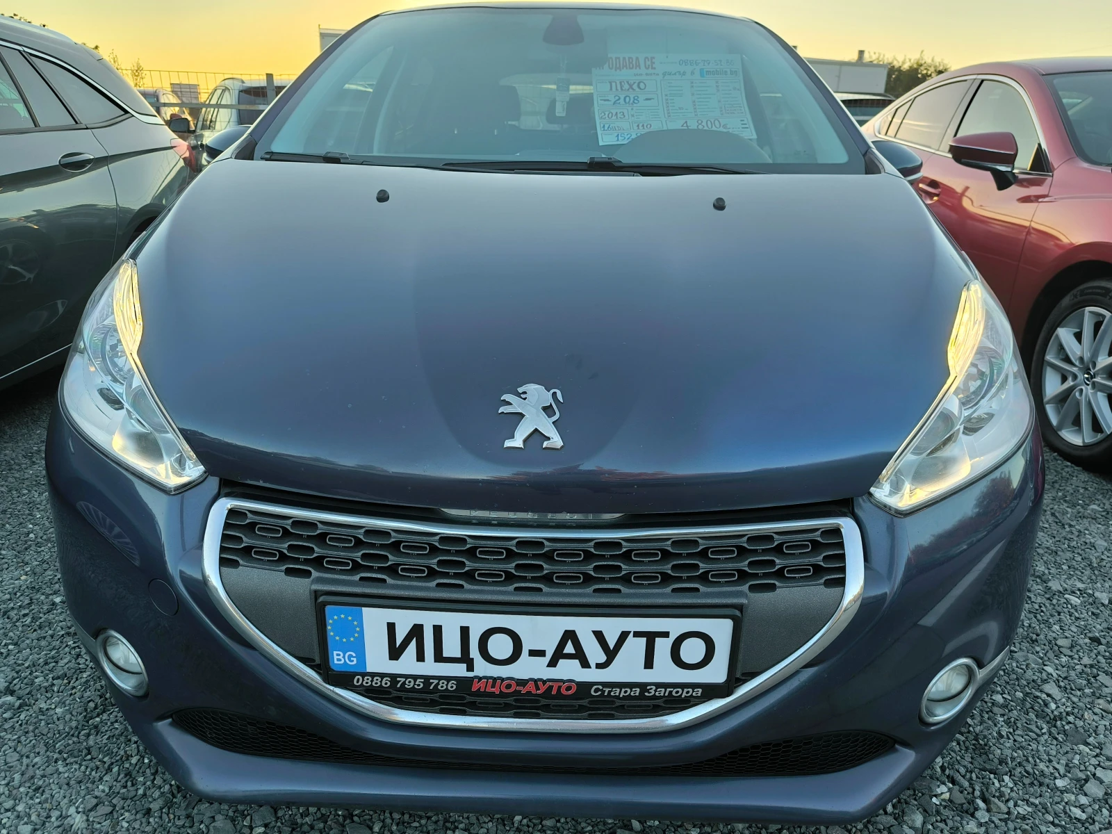 Peugeot 208 1, 6 HDi-110k.c.HAB�, LED, FACELiFT, EBPO 5B! | Mobile.bg � ����������� 17