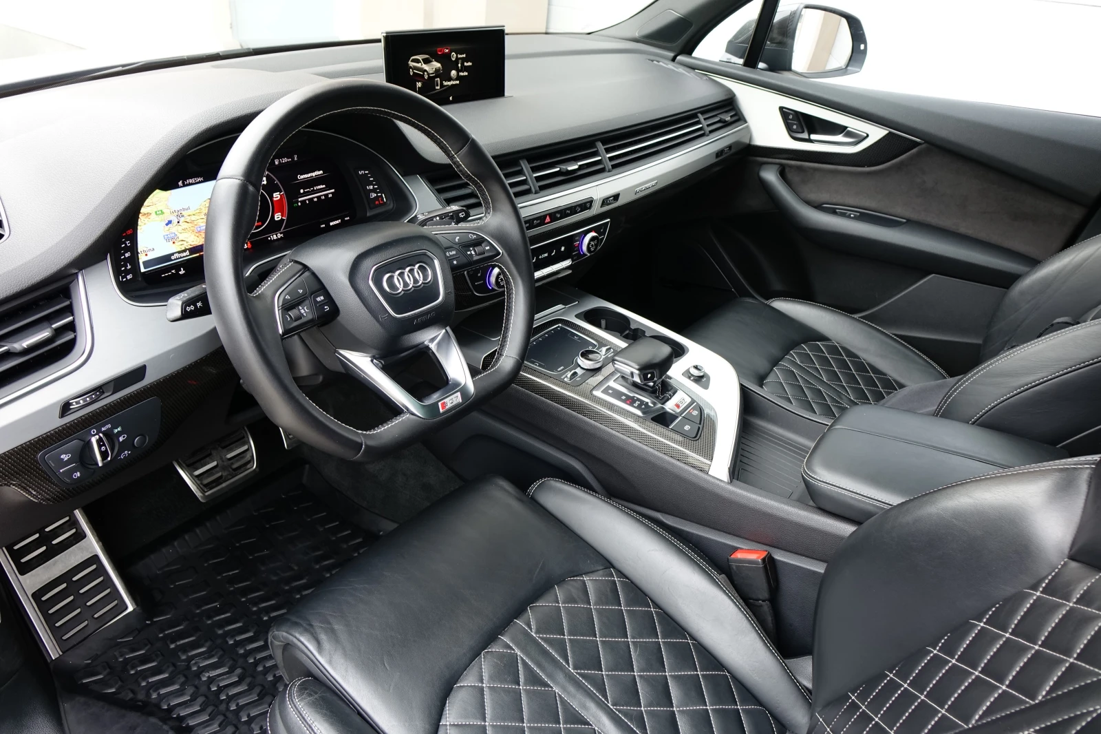 Audi SQ7 3XS-LINE* RS* LED LIGHTS* PANO* 360*  - изображение 10