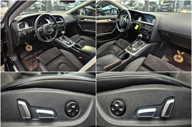 Audi A5 S-LINE/FACE/GERMANY/BANG&OLUFSEN/ПОДГРЕВ/RECARO/LI, снимка 16 - Автомобили и джипове - 47148935