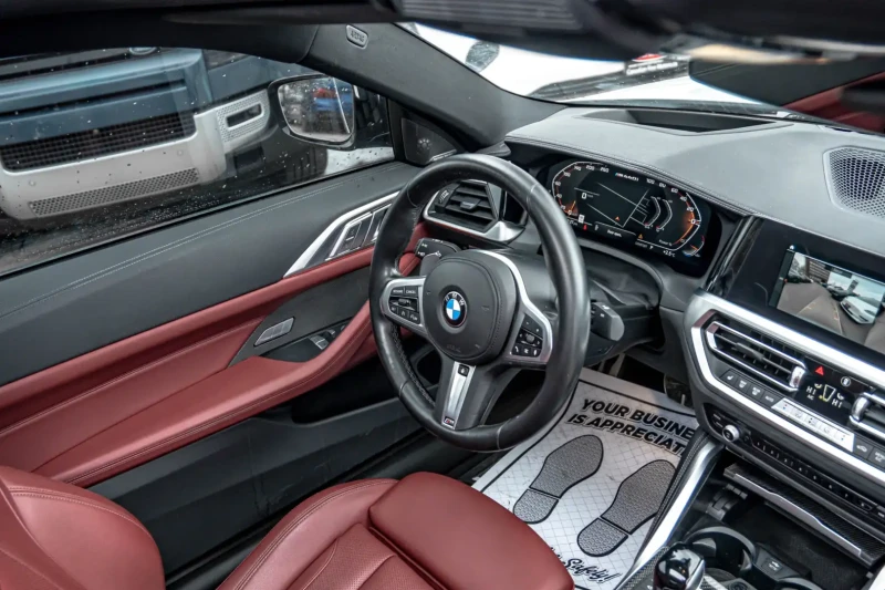 BMW 440 CARBON, HARMAN/KARDON, 360, HEAD UP, BURGUNDY, снимка 11 - Автомобили и джипове - 52492459