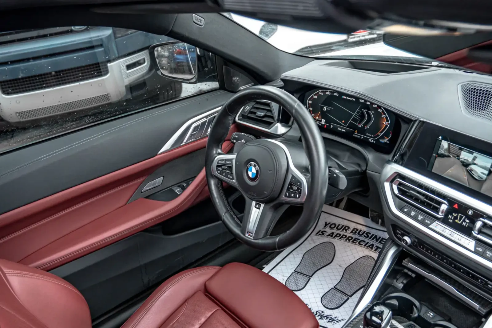 BMW 440 CARBON, HARMAN/KARDON, 360, HEAD UP, BURGUNDY | Mobile.bg   11