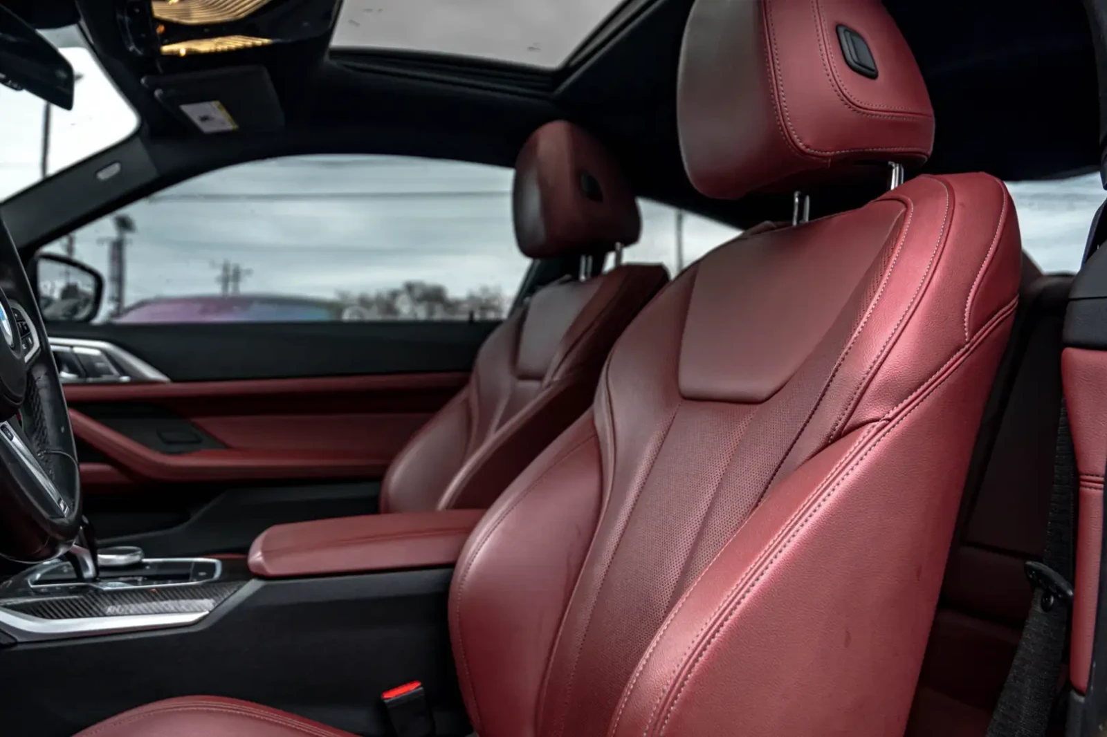 BMW 440 CARBON, HARMAN/KARDON, 360, HEAD UP, BURGUNDY - изображение 9