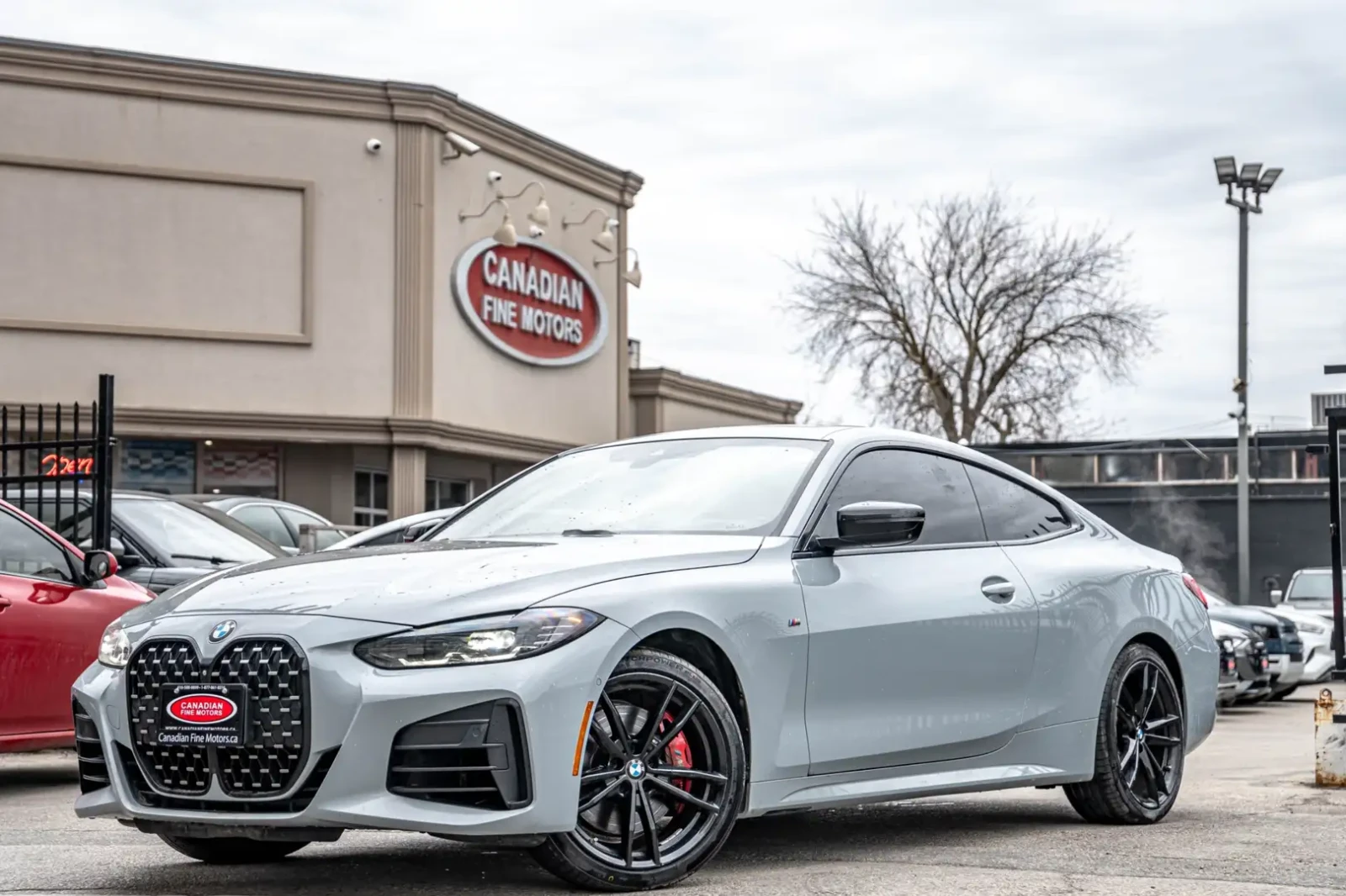 BMW 440 CARBON, HARMAN/KARDON, 360, HEAD UP, BURGUNDY | Mobile.bg   1