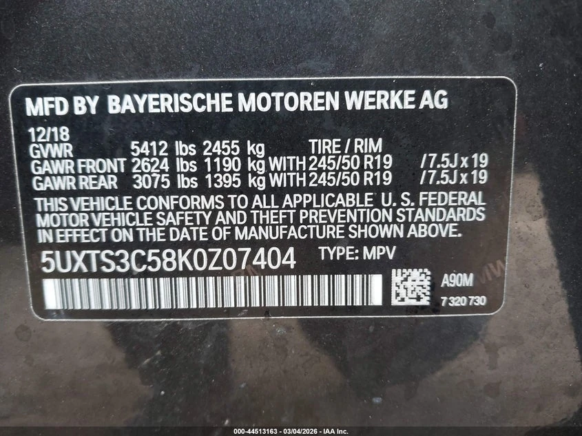 BMW X3 3.0l M40I, снимка 8 - Автомобили и джипове - 54368254