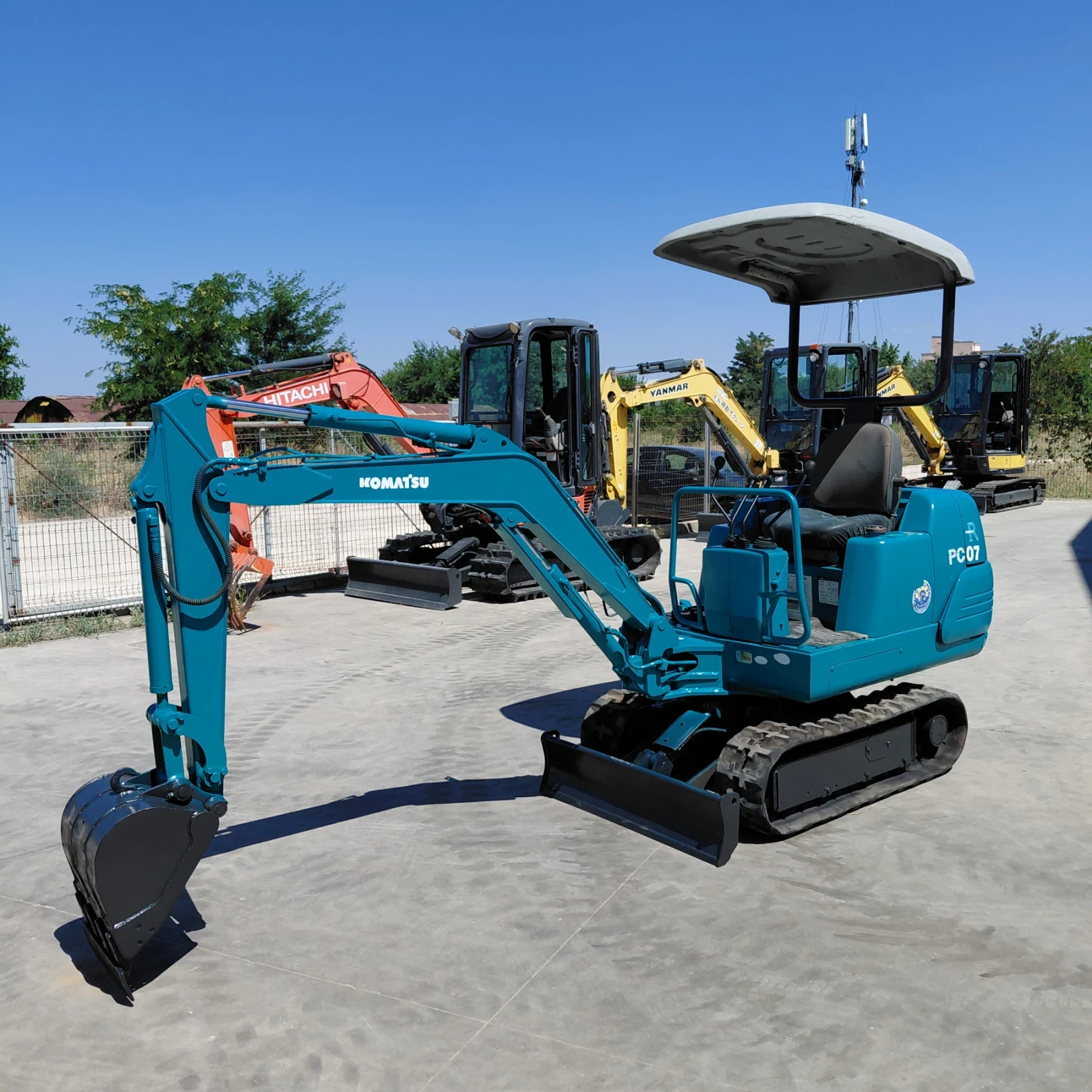 Багер Komatsu PC07-2 * НАЛИЧЕН * 1700 МОТОЧАСА * 
