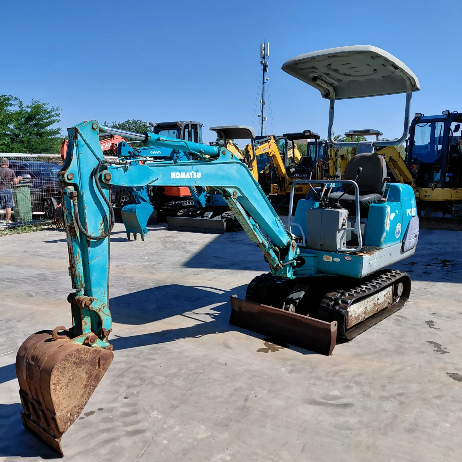 Багер Komatsu PC07-2 * НАЛИЧЕН * 1700 МОТОЧАСА * 