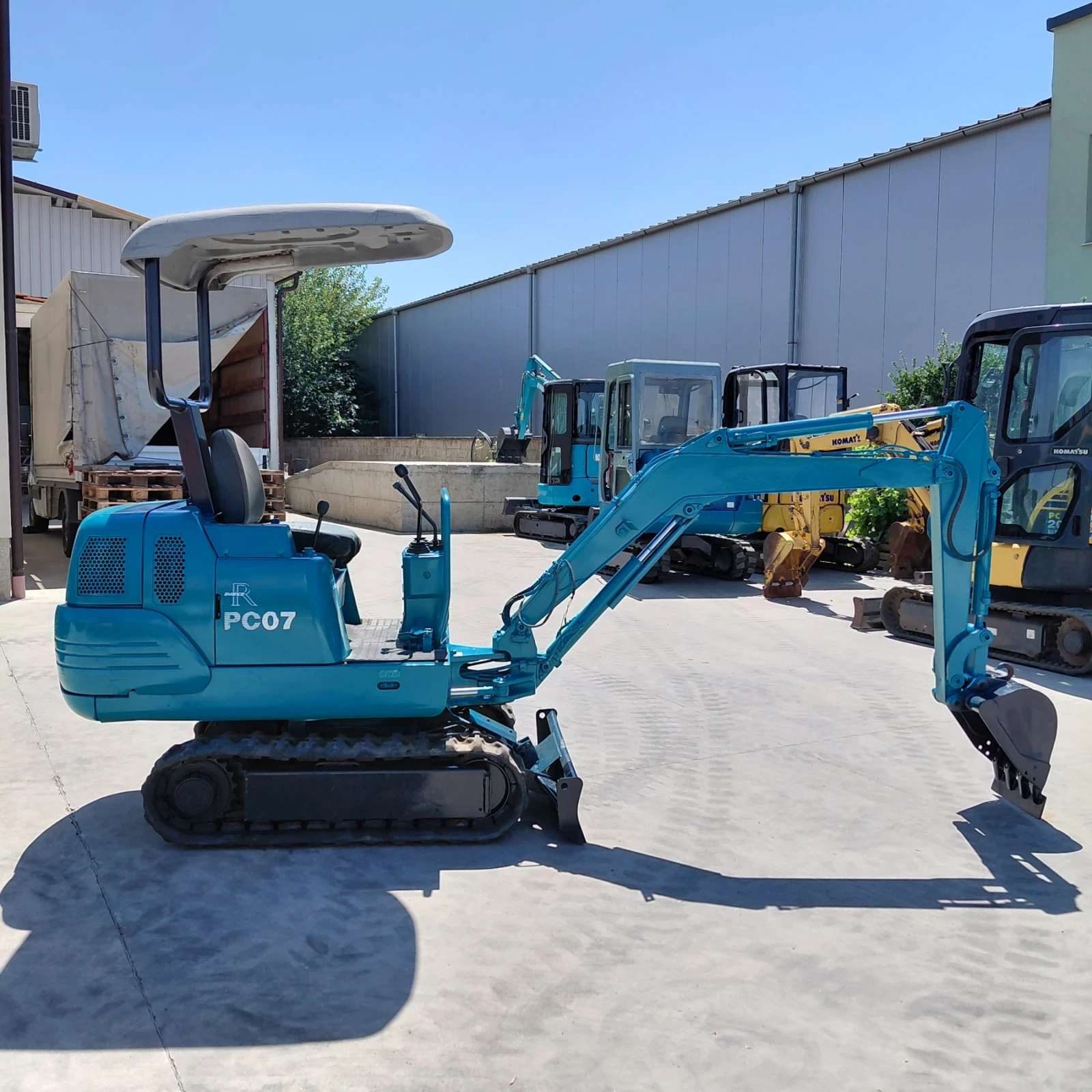Багер Komatsu PC07-2 * НАЛИЧЕН * 1700 МОТОЧАСА * , снимка 6 - Индустриална техника - 53883739