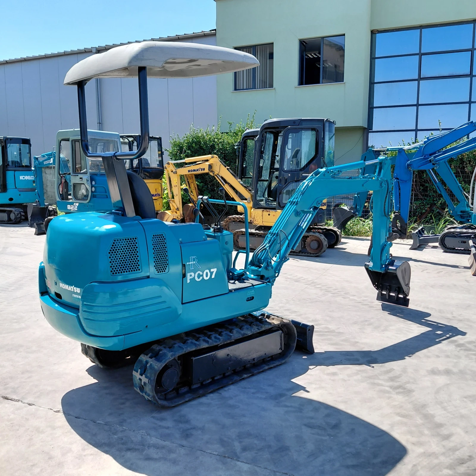 Багер Komatsu PC07-2 * НАЛИЧЕН * 1700 МОТОЧАСА * , снимка 5 - Индустриална техника - 53883739