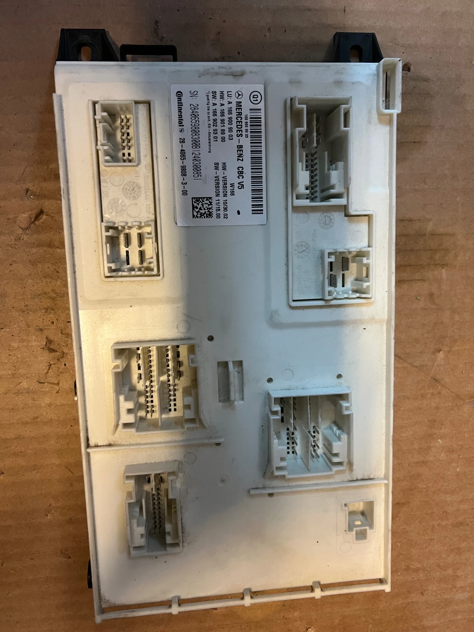 A 166 900 90 03  MERCEDES-BENZ ML 166   HW:A1669018900 SW:A1669029301  LU: A1669009003 | Mobile.bg   2